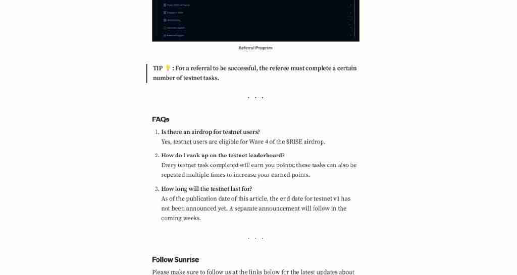 Sunrise(RISE币) 空投指南+Sunrise交互教程